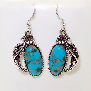 Turquoise Vintage Boho Earrings