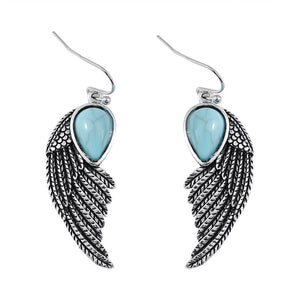 Ethnic Style Wing Dangle Earrings