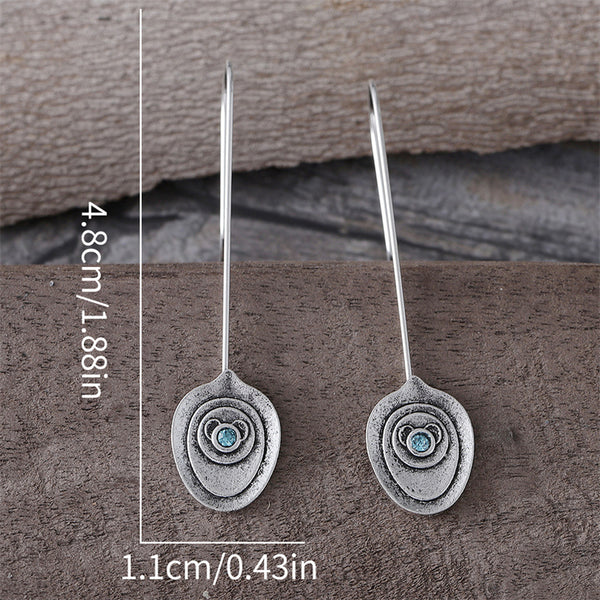 Minimalist Sapphire Earrings