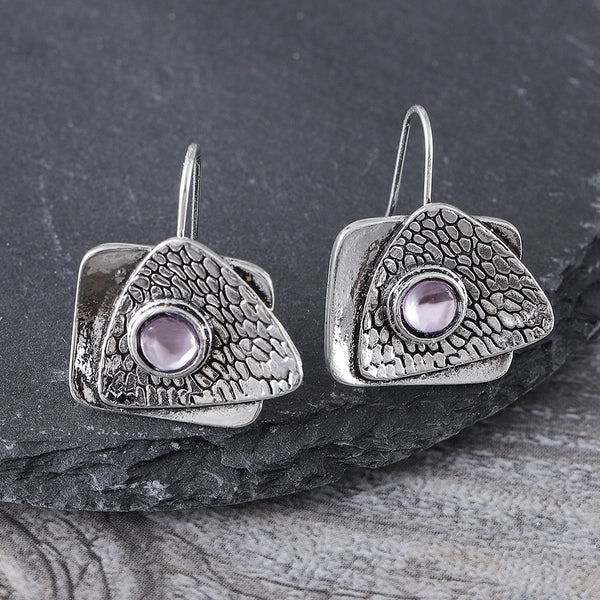 Simple Geometric Triangle Earrings
