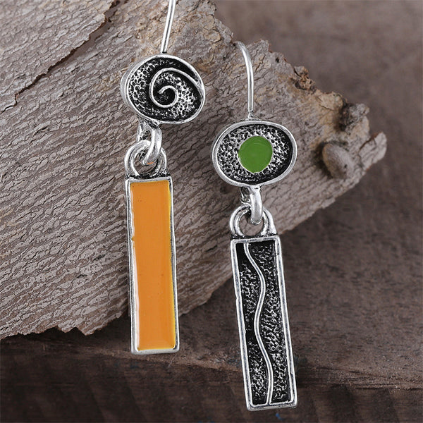 Creative Geometric Asymmetrical Earrings
