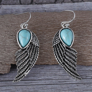 Ethnic Style Wing Dangle Earrings