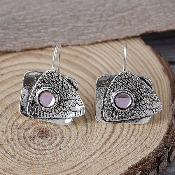 Simple Geometric Triangle Earrings