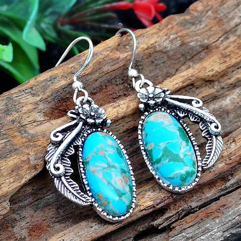 Turquoise Vintage Boho Earrings