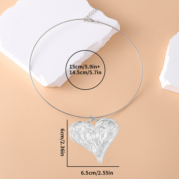 Love Double Heart Pendant Necklace