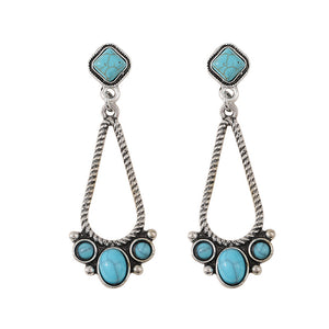 Aged Turquoise Earrings
