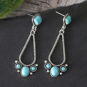 Aged Turquoise Earrings