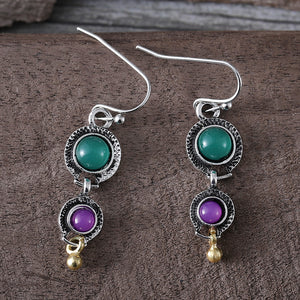 New Colorful Jasper Earrings