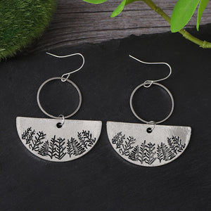 Simple Desert Forest Earrings