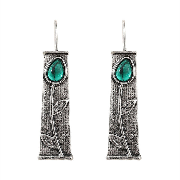 Jasper Emerald Earrings