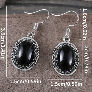 Stylish Minimalist Earrings with Gemstones