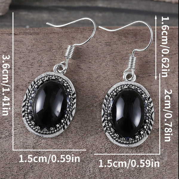 Stylish Minimalist Earrings with Gemstones