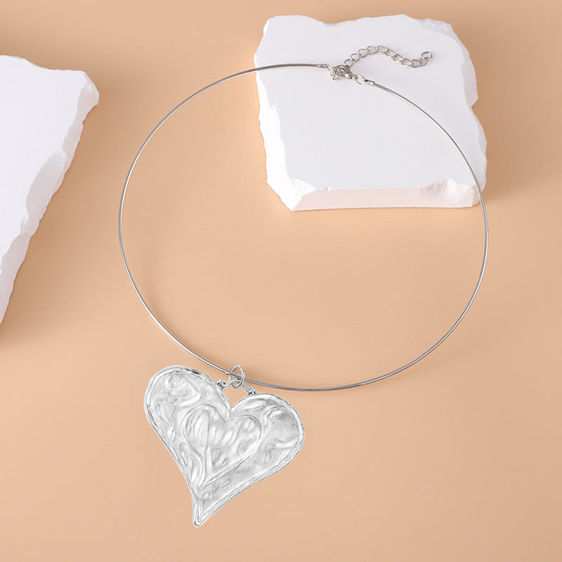 Love Double Heart Pendant Necklace
