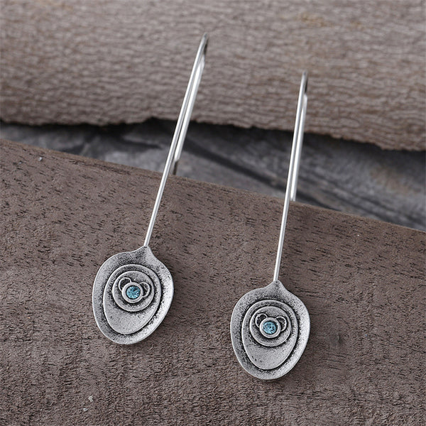 Minimalist Sapphire Earrings