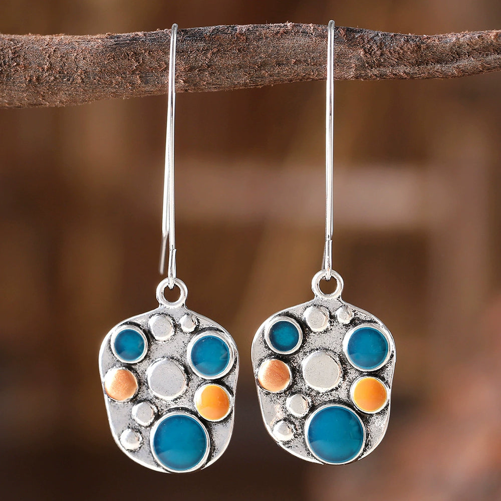 Bohemian Irregular Dot Print Earrings