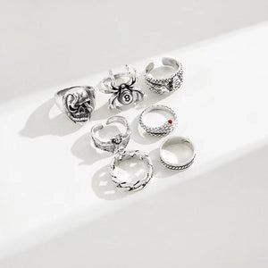 Metallic Dark Style Trendy Hip Hop Ring