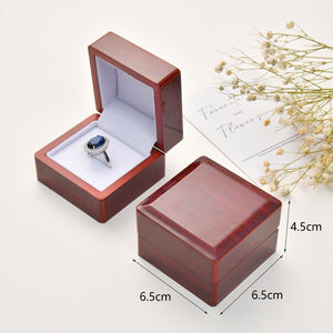 Luxury Lacquered Wood Ring Box