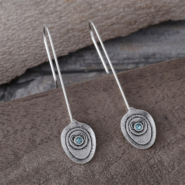 Minimalist Sapphire Earrings