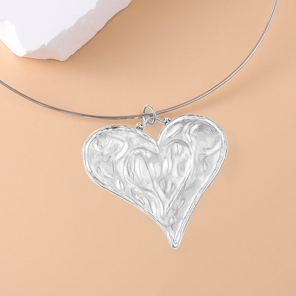 Love Double Heart Pendant Necklace