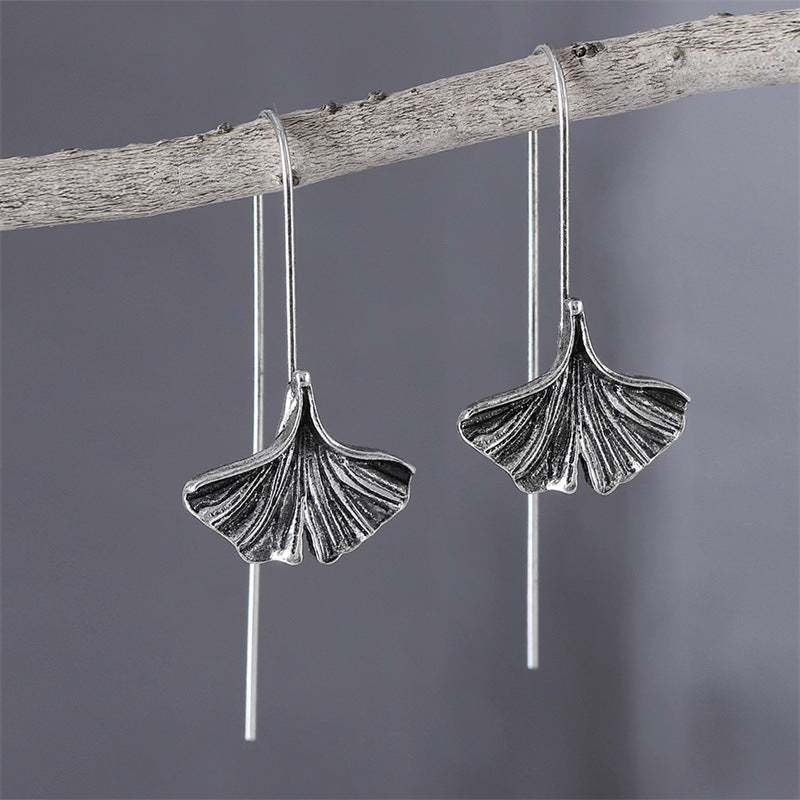 Fresh Ginkgo Leaf Earrings