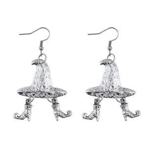 Old Cowboy Hat Shoes Earrings