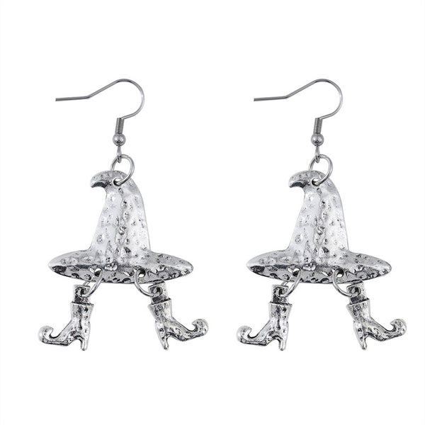 Old Cowboy Hat Shoes Earrings