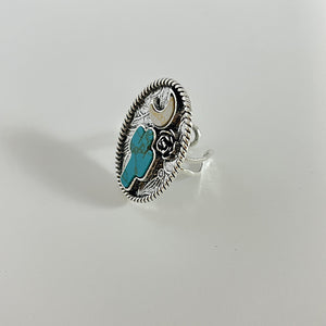 Rose Under the Moon Cactus Jewelry