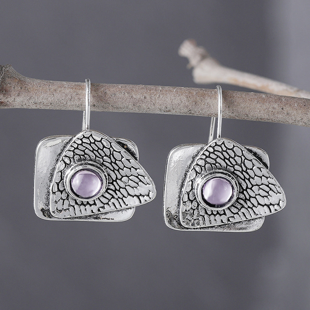 Simple Geometric Triangle Earrings