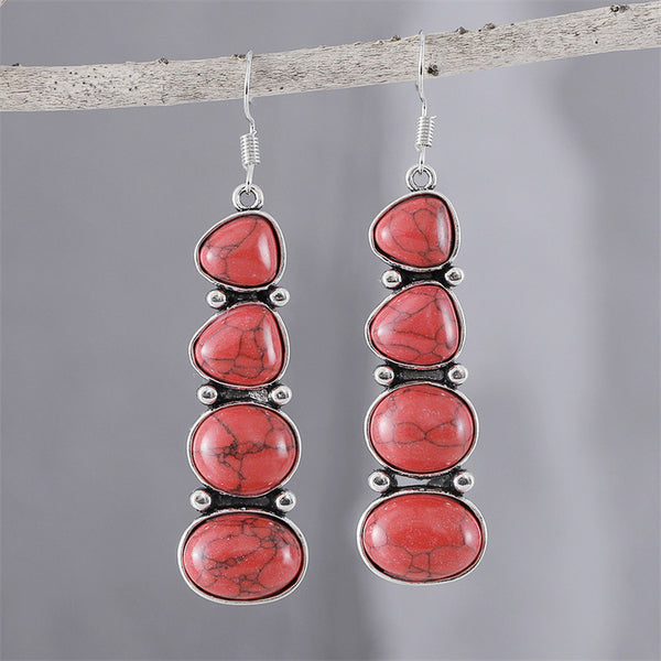 Boho Vintage Style Personalized Earrings