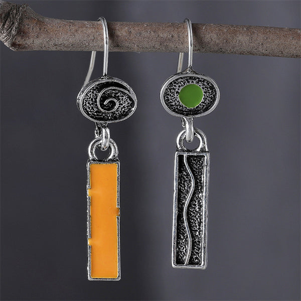 Creative Geometric Asymmetrical Earrings