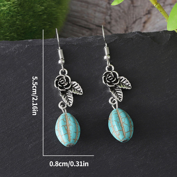 Rose Dangle Earrings