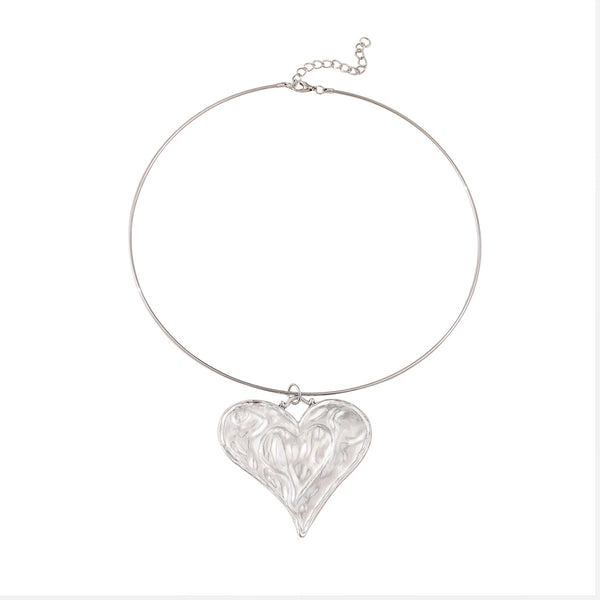 Love Double Heart Pendant Necklace