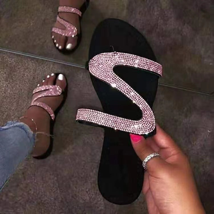 Sweet Hot Drill Sequined Sandals