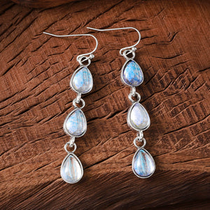 Colorful Zirconia Tassel Dangle Earrings