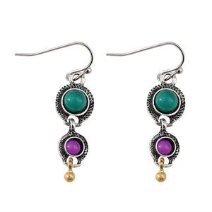 New Colorful Jasper Earrings