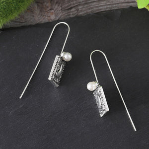 Old Moon Pearl Earrings