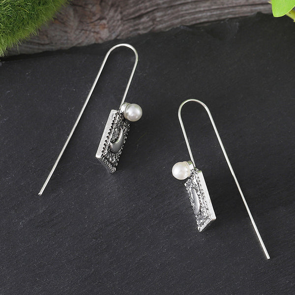 Old Moon Pearl Earrings