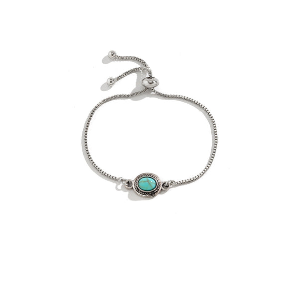 Simple Vintage Turquoise Bracelet