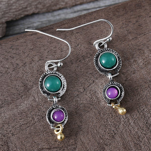 New Colorful Jasper Earrings