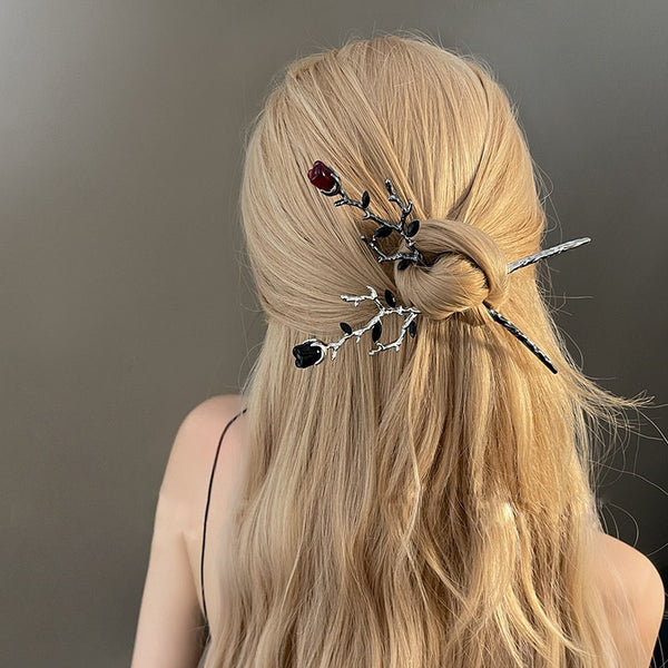 A Rose Hairpin