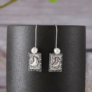 Old Moon Pearl Earrings