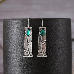 Jasper Emerald Earrings