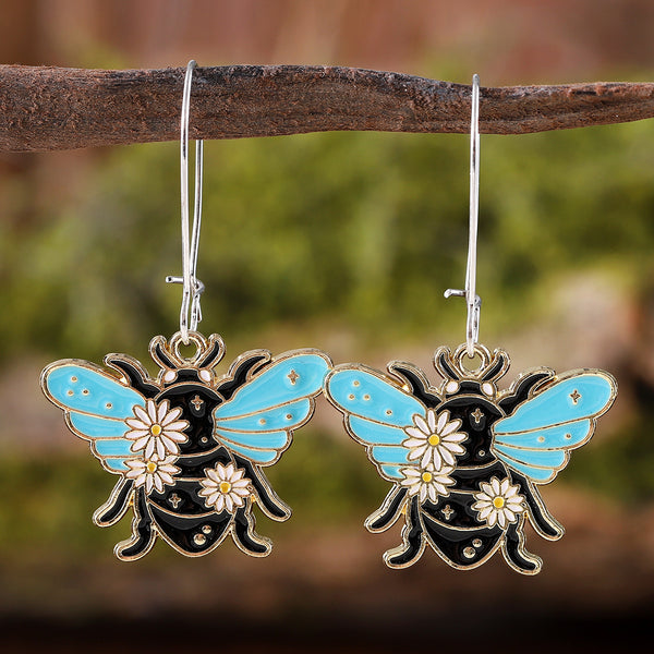 Personalized Creative Bee Dangle Earrings