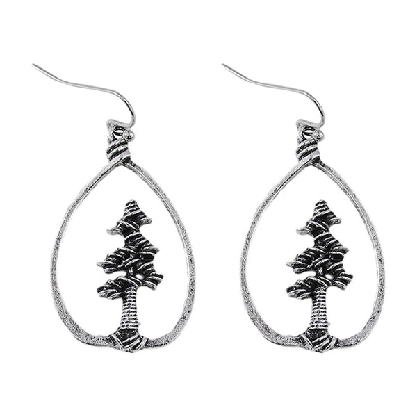 Ethnic Style Pine Tree Dangle Earrings
