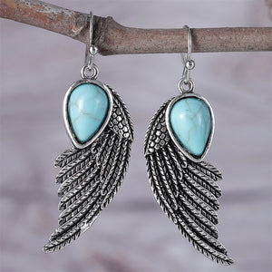 Ethnic Style Wing Dangle Earrings