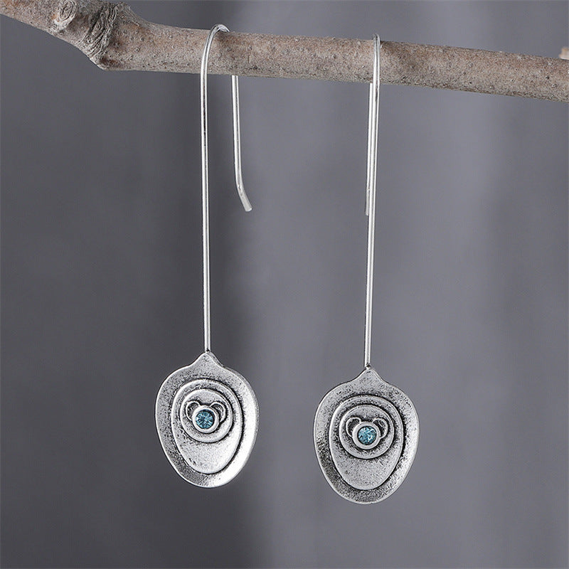 Minimalist Sapphire Earrings