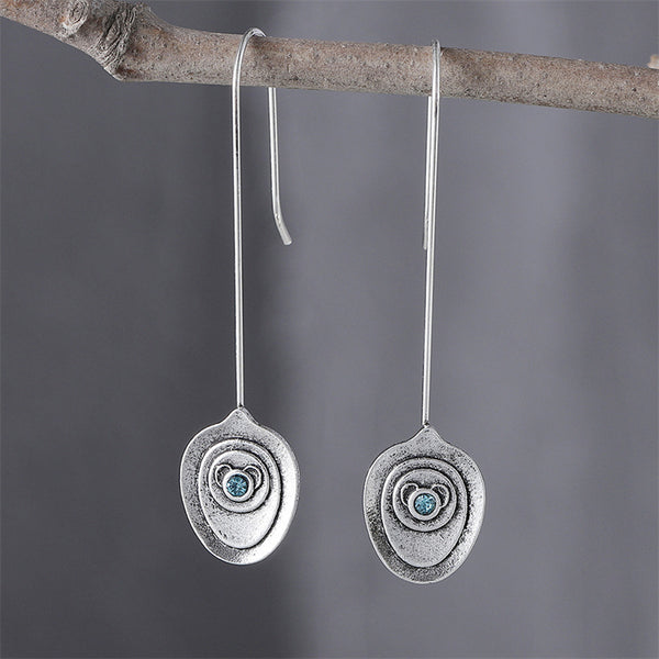 Minimalist Sapphire Earrings