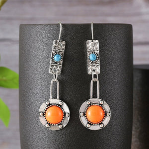 Earrings with Natural Stones