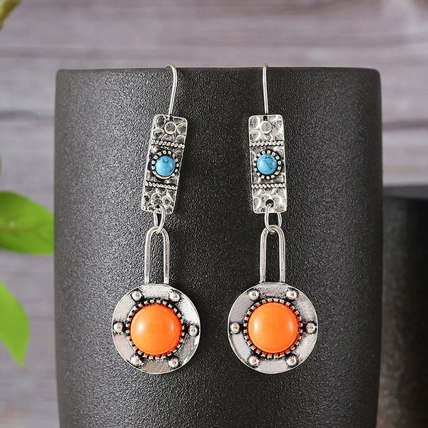 Earrings with Natural Stones