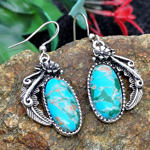 Turquoise Vintage Boho Earrings